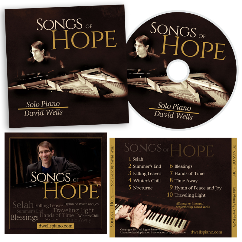 Songs of Hope CD and Packaging Design